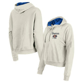 Denver Broncos New Era Women's 3rd Down Historic Pullover Hoodie Cream - NFL