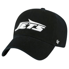 New York Jets '47 Clean Up Team Script Adjustable Hat Black - 47 brand