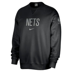 Nike - Brooklyn Nets Courtside Standard Issue Performance Pullover Sweatshirt - Black