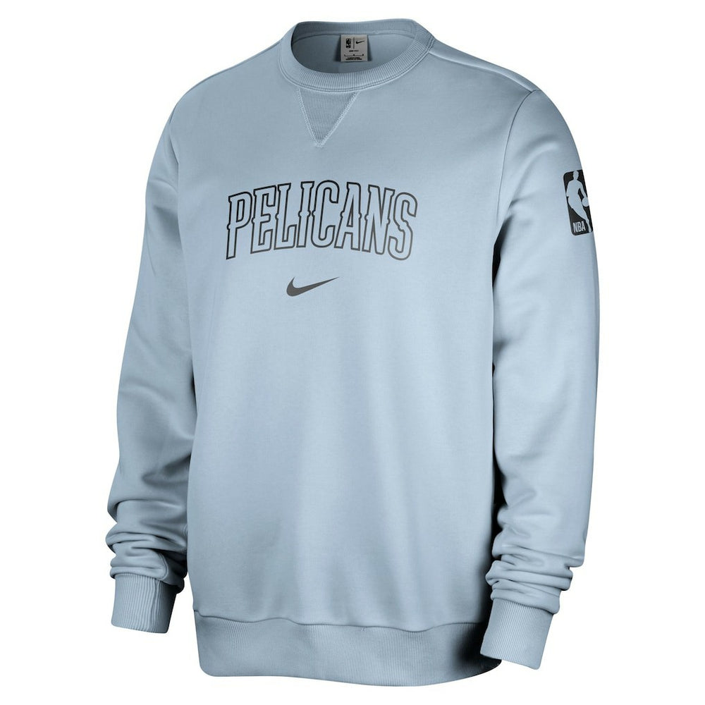 Nike - New Orleans Pelicans Courtside Standard Issue Performance Pullover Sweatshirt - Light Blue