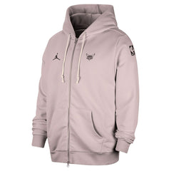 NBA - Charlotte Hornets Jordan Brand Authentic Standard Issue Full-Zip Hoodie Jacket - Light Purple