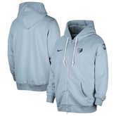 Nike - Memphis Grizzlies Authentic Standard Issue Full-Zip Hoodie Jacket - Light Blue