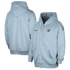 Nike - Memphis Grizzlies Authentic Standard Issue Full-Zip Hoodie Jacket - Light Blue