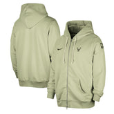 Nike - Milwaukee Bucks Authentic Standard Issue Full-Zip Hoodie Jacket - Green