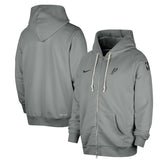 Nike - San Antonio Spurs Authentic Standard Issue Full-Zip Hoodie Jacket - Gray