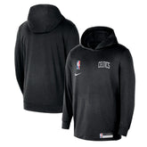 Nike - Boston Celtics 2024/25 On-Court Authentic Practice Yoga Restore Lightweight Pullover Hoodie - Black