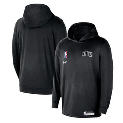 Nike - Boston Celtics 2024/25 On-Court Authentic Practice Yoga Restore Lightweight Pullover Hoodie - Black