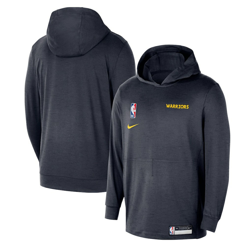 Nike - Golden State Warriors 2024/25 On-Court Authentic Practice Yoga Restore Lightweight Pullover Hoodie - Navy