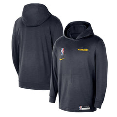 Nike - Golden State Warriors 2024/25 On-Court Authentic Practice Yoga Restore Lightweight Pullover Hoodie - Navy
