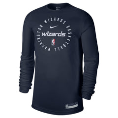 Nike - Washington Wizards 2024/25 Legend On-Court Practice Long Sleeve T-Shirt - Navy