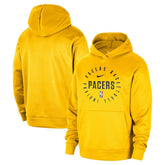 Nike - Indiana Pacers 2024/25 Spotlight On-Court Practice Performance Pullover Hoodie - Gold