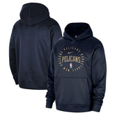 Nike - New Orleans Pelicans 2024/25 Spotlight On-Court Practice Performance Pullover Hoodie - Navy