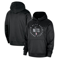 Nike - Brooklyn Nets 2024/25 Spotlight On-Court Practice Performance Pullover Hoodie - Black