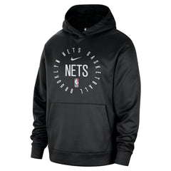 Nike - Brooklyn Nets 2024/25 Spotlight On-Court Practice Performance Pullover Hoodie - Black