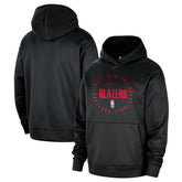 Nike - Portland Trail Blazers 2024/25 Spotlight On-Court Practice Performance Pullover Hoodie - Black