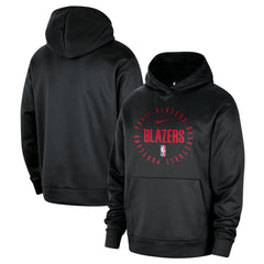 Nike - Portland Trail Blazers 2024/25 Spotlight On-Court Practice Performance Pullover Hoodie - Black