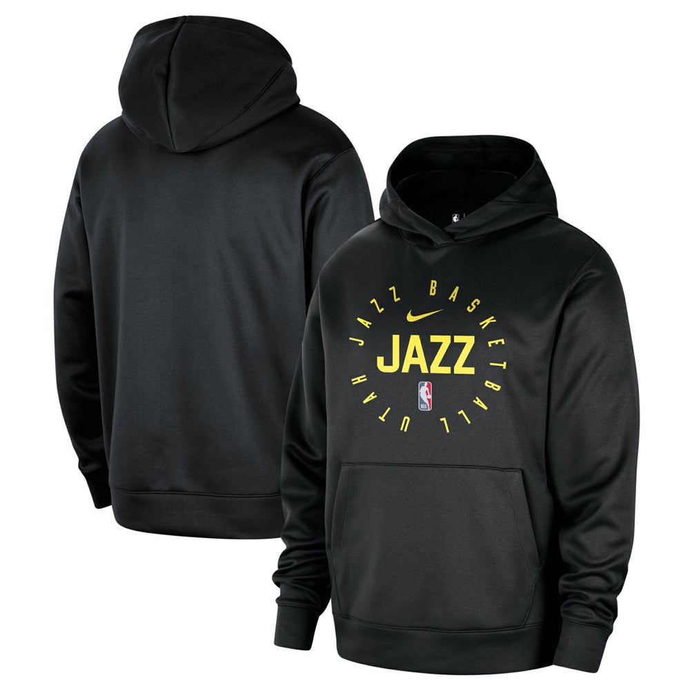 Nike - Utah Jazz 2024/25 Spotlight On-Court Practice Performance Pullover Hoodie - Black