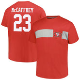 Christian McCaffrey San Francisco 49ers Big & Tall T-Shirt Scarlet - Fanatics