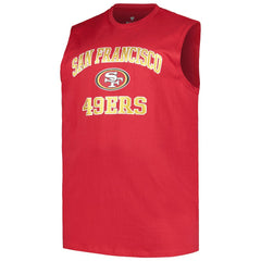 Christian McCaffrey San Francisco 49ers Big & Tall Muscle Tank Top Scarlet - Fanatics