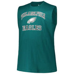 Jalen Hurts Philadelphia Eagles Big & Tall Muscle Tank Top Midnight Green - Fanatics