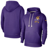 Nike - Los Angeles Lakers Courtside Standard Issue Premium Performance Pullover Hoodie - Purple