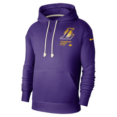 Nike - Los Angeles Lakers Courtside Standard Issue Premium Performance Pullover Hoodie - Purple