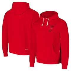 Nike - Chicago Bulls Courtside Standard Issue Premium Performance Pullover Hoodie - Red