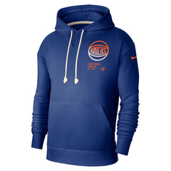 Nike - New York Knicks Courtside Standard Issue Premium Performance Pullover Hoodie - Blue