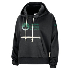 Nike - Boston Celtics Women's Courtside Standard Issue Performance Pullover Hoodie - Black