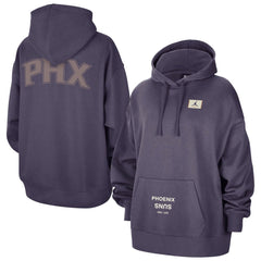 NBA - Phoenix Suns Jordan Brand Women's Courtside Statement Edition Oversized Pullover Hoodie - Purple