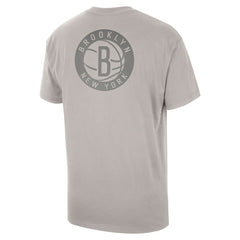 NBA - Brooklyn Nets Jordan Brand Statement Edition Jumpman Flight Heavyweight T-Shirt - Stone