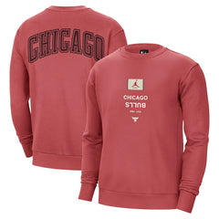 NBA - Chicago Bulls Jordan Brand Courtside Statement Edition Heavyweight Pullover Sweatshirt - Red