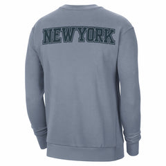 NBA - New York Knicks Jordan Brand Courtside Statement Edition Heavyweight Pullover Sweatshirt - Blue