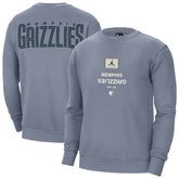 NBA - Memphis Grizzlies Jordan Brand Courtside Statement Edition Heavyweight Pullover Sweatshirt - Blue