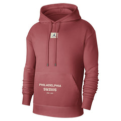 NBA - Philadelphia 76ers Jordan Brand Courtside Statement Edition Pullover Hoodie - Red