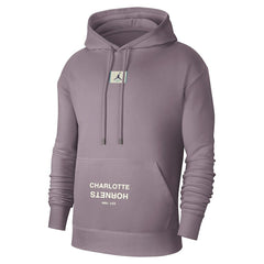 NBA - Charlotte Hornets Jordan Brand Courtside Statement Edition Pullover Hoodie - Purple