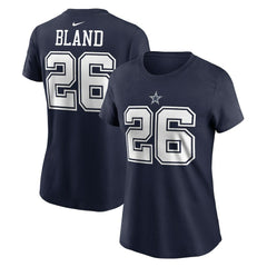 DaRon Bland Dallas Cowboys Women's Player Name & Number T-Shirt Navy - Nike