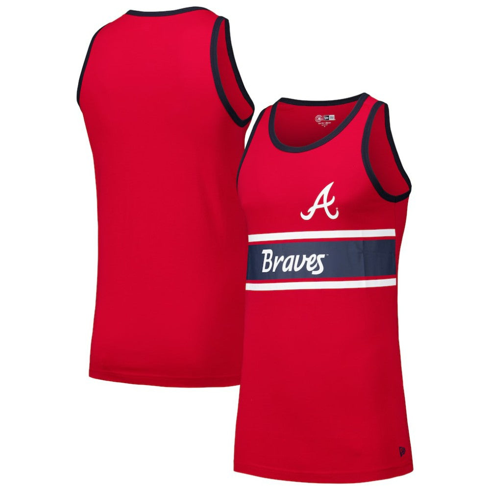 Atlanta Braves New Era Jersey Ringer Tank Top for sale