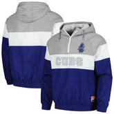 Chicago Cubs New Era Ripstop Raglan Quarter-Zip Hoodie Windbreaker Jacket Online