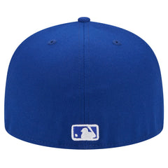 Miami Marlins New Era White Logo 59FIFTY Fitted Hat Lifestyle