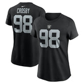Maxx Crosby Las Vegas Raiders Women's Player Name & Number T-Shirt Black - Nike
