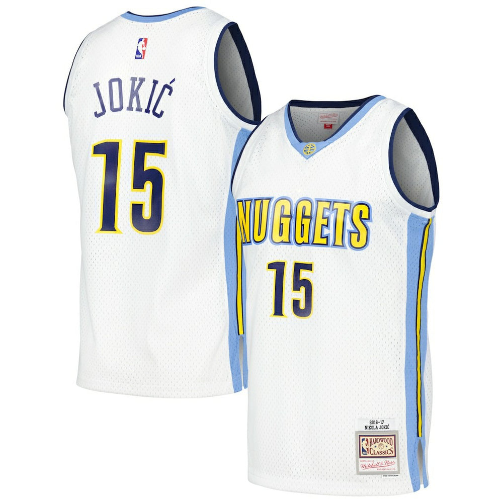 Mitchell & Ness - Nikola Jokic Denver Nuggets 2016/17 Throwback Swingman Jersey - White