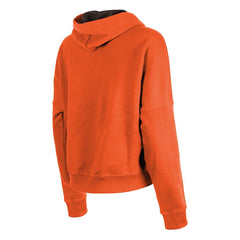 Cleveland Browns New Era Women's Throwback Boxy Pullover Hoodie Orange - NFL