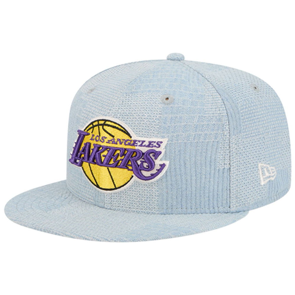 New Era - Los Angeles Lakers Injection Denim Patchwork 9FIFTY Snapback Hat - Denim