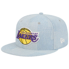 New Era - Los Angeles Lakers Injection Denim Patchwork 9FIFTY Snapback Hat - Denim