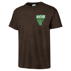 47 brand - Milwaukee Bucks '47 Vintage Tubular Dagger Tradition Premium T-Shirt - Brown