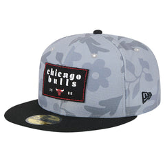New Era - Chicago Bulls Palm Fronds 2-Tone 59FIFTY Fitted Hat - Gray