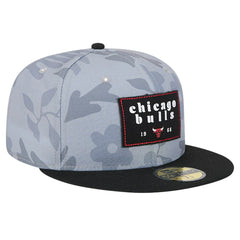 New Era - Chicago Bulls Palm Fronds 2-Tone 59FIFTY Fitted Hat - Gray