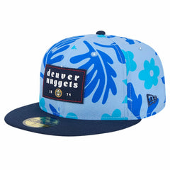 New Era - Denver Nuggets Palm Fronds 2-Tone 59FIFTY Fitted Hat - Blue