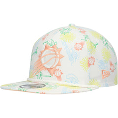 New Era - Phoenix Suns Palm Trees and Waves Golfer Adjustable Hat - White